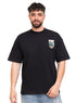 Black VIG - O - S Round T-shirt - design 3517 - Khotwh